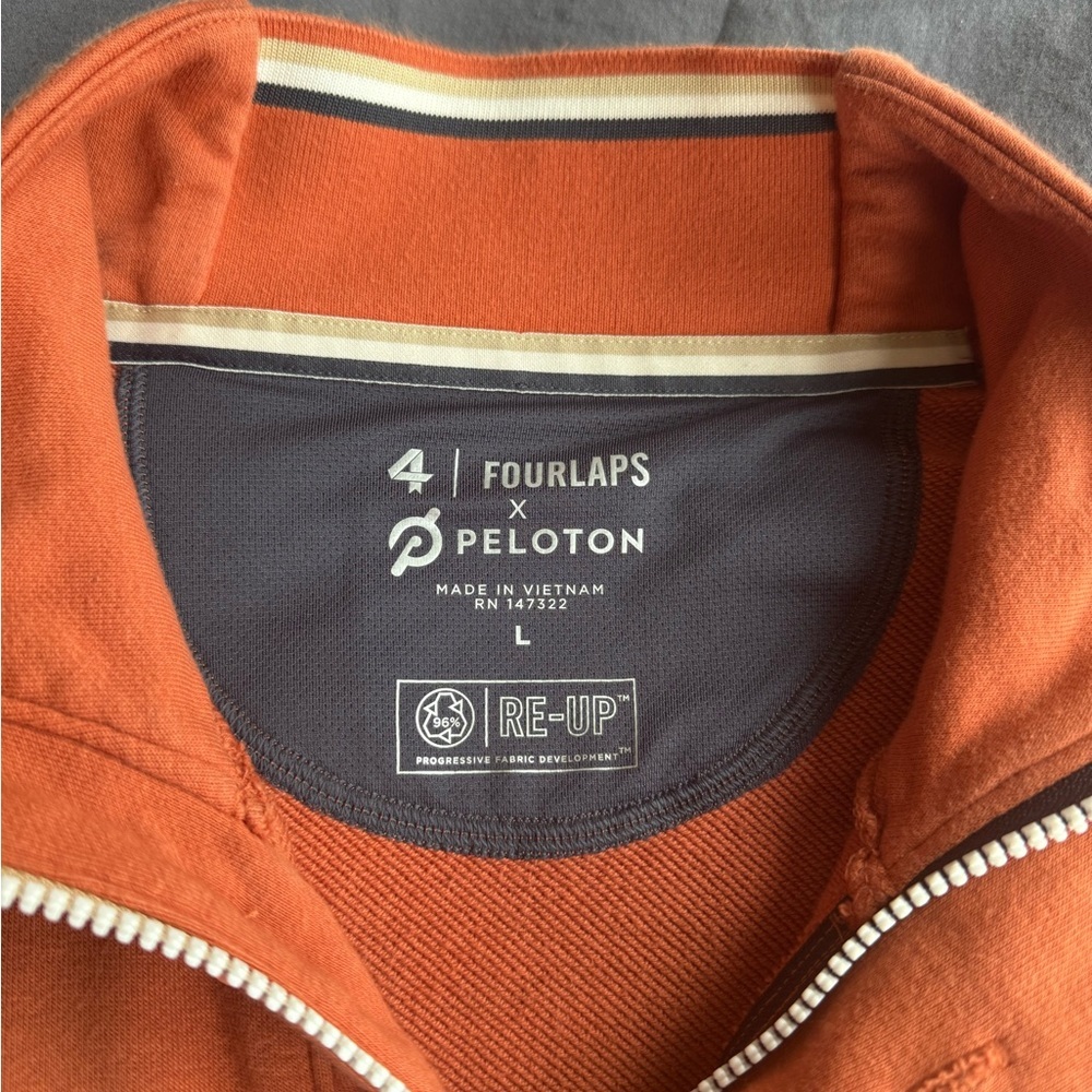 Orange Peloton Quarter-Zip Jacket - Picture 5 of 12